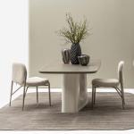 مونجي طاولة طعام 240 سم بدون كراسي وودي