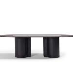 باشون طاولة طعام 230 سم بدون كراسي وودي