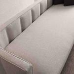 برادا كنب ثلاثي كريمي 240 سم وودي