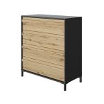 مميزان طقم غرفة نوم 160 × 200 بيج 4 قطع وودي