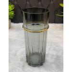 فازة بحزام ذهبي وودي