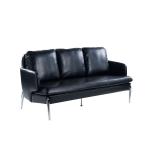 جون كنب مكتبي ثلاثي أسود 184 سم وودي