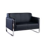 إكال كنب مكتبي ثنائي اسود وودي