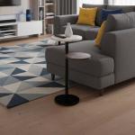 أونيكس طاولة خدمة بسطحين وودي