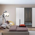 بونتي طقم غرفة نوم 7 قطع كريمي وودي