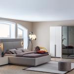 بونتي طقم غرفة نوم 7 قطع كريمي وودي