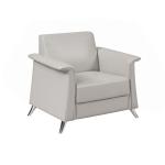 عليا كنب مكتبي فردي رمادي وودي