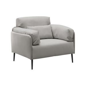 فينا كنب مكتبي فردي رمادي وودي