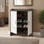 سيمبل دولاب أحذية خشب بابين