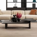 بوليرو طاولة قهوة سطحين تصميم مودرن وودي