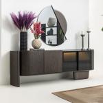 بوليرو كونسول مع مرآه باللون الجوز وودي