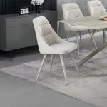 تكساس كرسي قماش كريمي وودي