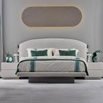 كشمير طقم غرفة نوم راقي كريمي 180×200 سم 7 قطع وودي