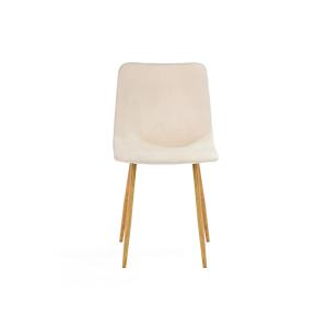 ميلانو كرسي كريمي مخمل