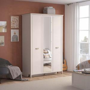 موغلا دولاب ملابس بيج 3 أبواب وودي