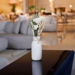 فازة مع ورد مجفف سكري وودي