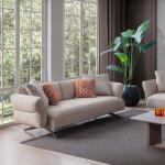 ويلا كنب 3 مقاعد 240 سم بيج وودي