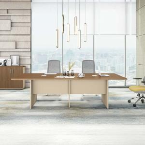 نيو نيرا طاولة اجتماع بني 280 سم وودي