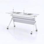 مكتب قابل للطي أبيض وودي - 180, 40