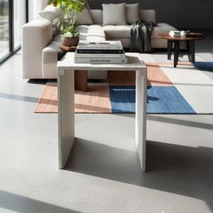 نوتنغهام طاولة خدمة رخام طبيعي وودي