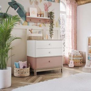 بونو تسريحة مع رف زهري وودي