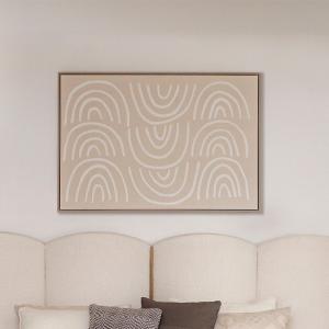 لوحة التناغم 80*120 قماش وودي