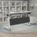 بلانك مكتب منزلي قابل للطي وودي - 180, 60