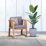 مركن أشجار مخطط وسط وودي