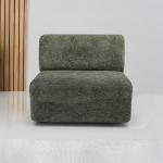 فيولا كنب فردي أخضر وودي