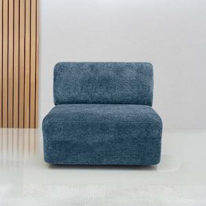 فيولا كنب فردي أزرق وودي