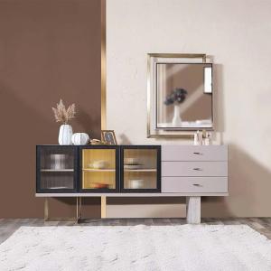 جاليا كونسول مع مرآة كريمي وودي