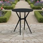 طاولة دائرية للحدائق والمقاهي