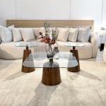 رافين طقم طاولة قهوة وودي