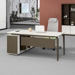 نيو ميامي مكتب 200 سم ابيض وودي