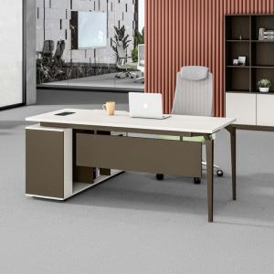 نيو ميامي مكتب 200 سم ابيض وودي