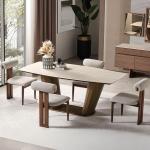 مونا طاولة طعام 240 سم بدون كراسي وودي