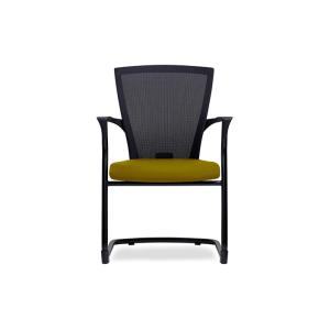 هايون كرسي زوار متعدد الألوان وودي - زيتوني