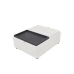 هزال طاولة قهوة رمادي وودي