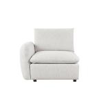 هزال مقعد فردي يد يسار رمادي وودي