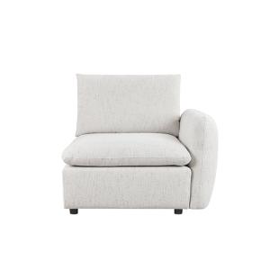 هزال مقعد زاوية يد يمين رمادي وودي