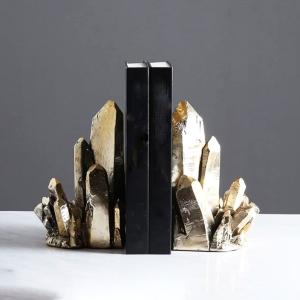 مساند للكتب ذهبي وودي