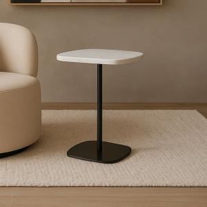 سبيندر طاولة خدمة بقاعدة سوداء وودي