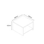 نيرا طاولة جانبية وودي