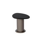 لوني طاولة جانبية خشبية وودي