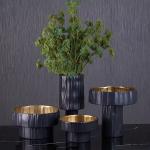 مزهرية من السيراميك وودي