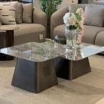 كرامل طاولة شاي قطعتين وودي