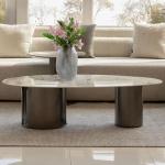 لينو طاولة شاي بورسلان 140 سم وودي