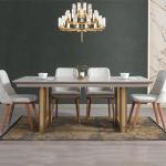 نيو انسي طاولة طعام بدون كراسي وودي