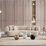 سايستا كنب 4 مقاعد بيج وودي