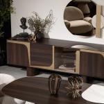 لي مانس كونسول مع مرآه وودي